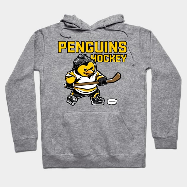 Penguins Hockey Hoodie by Gamers Gear